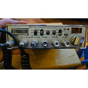 Cobra SoundTracker 29 WX NW ST Night Watch CB Radio & Microphone Not Tested